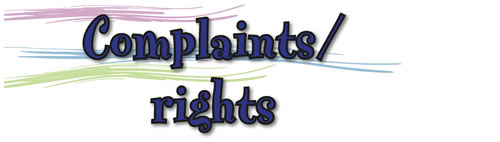 Complaints/rights